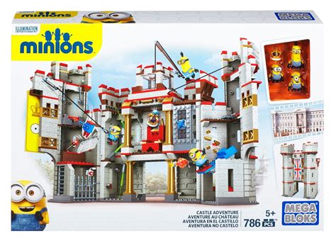 Mega Bloks Minions Castle Adventure Building Set.